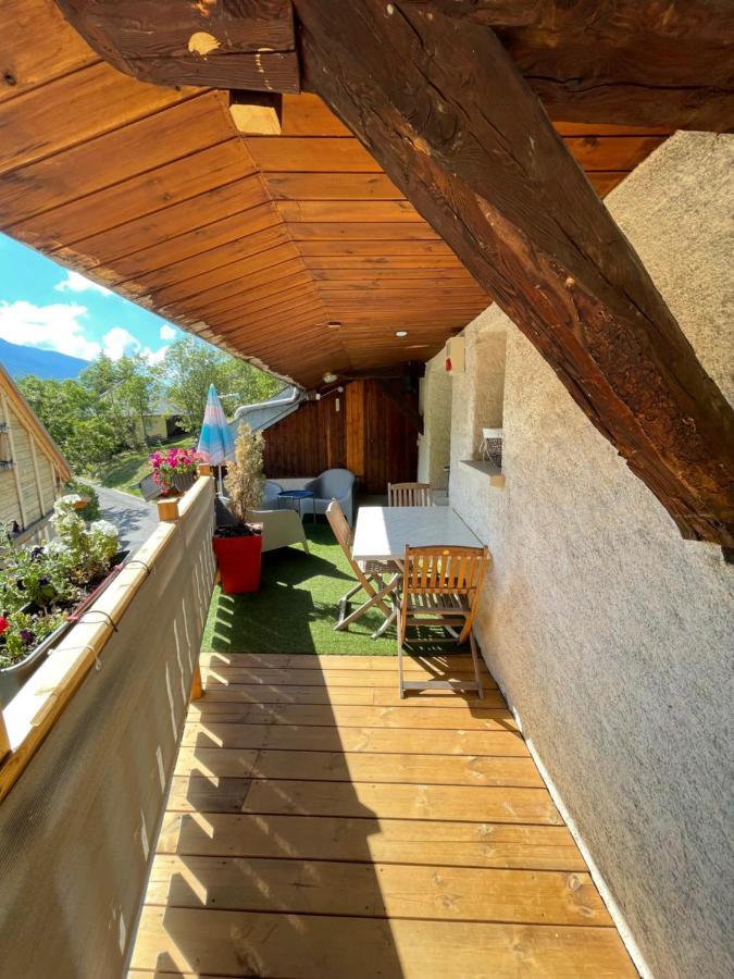 Le Refuge Veritable Cocon Avec Cheminee Les Orres Exterior photo